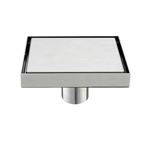 Nouveau siphon de sol carré en acier anti-odeur personnalisable avec insert pour carrelage, filtre pour douche et siphon de sol pour salle de bain - Product Image 4