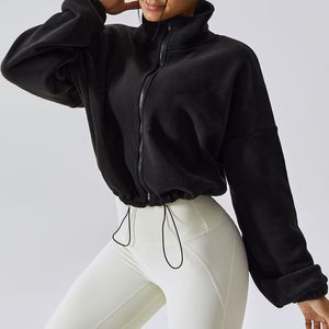 OEM nuova moda felpa da donna a collo alto <span class=keywords><strong>vestiti</strong></span> da corsa all'aperto felpe da donna a manica lunga per l'autunno - Product Image 1
