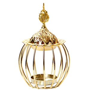 Handmade <b>Gold</b> Metal Decorative Bird Cage Candle Holder <b>Lantern</b> Tabletop Centerpiece Home Decor - Product Image 1
