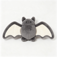 Peluche chauve-souris personnalisée, jouet en peluche doux, OEM ODM, vente en gros, cadeau promotionnel, approvisionnement en vrac pour les fêtes d'enfants