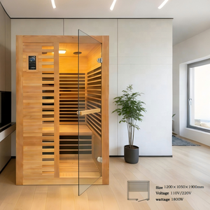 Sauna de Vapor Moderna de Madera Sólida de Hemlock Eléctrica de Bajo <span class=keywords><strong>Precio</strong></span> para 2 a 6 Personas, para Uso en Exteriores, Hoteles y Apartamentos - Product Image 6