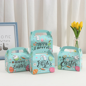 Scatola per Ciambelle in Cartone Bianco di Grado Alimentare all'Ingrosso, Confezione Pieghevole per <span class=keywords><strong>Pasticceria</strong></span> e Asporto con Manico - Product Image 4