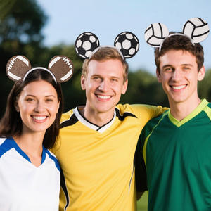 عصابة رأس لمباريات كرة القدم، أدوات تزيين الحفلات ذات طابع كرة القدم، مستلزمات المشجعين، عصابة رأس - Product Image 2