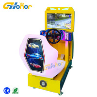 Kids Outrun Machine à pièces Centre commercial d'amusement Simulateur de course de voitures Machine de jeu Jeu vidéo