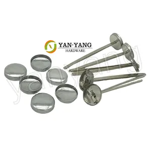 Yanyang sofa accessories upholstery No.30 fabric covering iron sofa button No.36 aluminum furniture headboard buttons