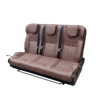 Asiento triple RV Soporte directo de fábrica cama de asiento plegable universal RV personalizada con cinturón de seguridad