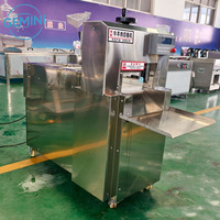 Machine à trancher la viande CNC commerciale, trancheuse automatique de viande de bœuf et de mouton congelée pour usine de transformation