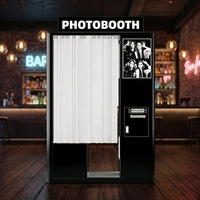 Cabina de Fotos Automática para Selfies en Bares y Discotecas, con Luz, para Fiestas y Eventos