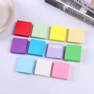 Custom Color Sticky Notes Set Mini Square Reusable Self-Adhesive Memo <b>Pads</b> for Students Office Gifts - Product Image 1