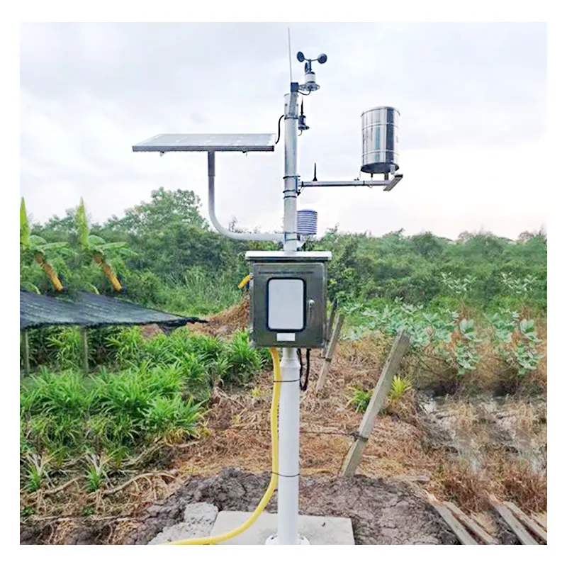 RIKA RK900-01-Estación Meteorológica agrícola para exteriores, estación meteorológica Industrial, compacta, inalámbrica, 3G, Wifi