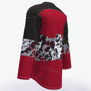 100% polyester custom fabric sublimation printing ice hockey jersey - Product Image 4
