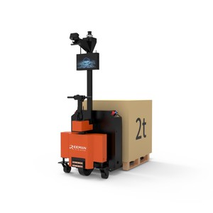 รถขนส่งอัตโนมัติ Reeman 2T Laser Slam AGV พร้อมคุณสมบัติเคลื่อนที่บนพื้นที่ลาดเอียง และเวลาทำงาน 6-8 ชั่วโมง อุปกรณ์ AMR - Product Image 4