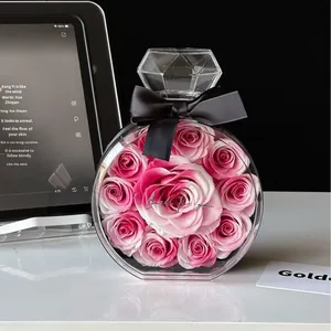 Botella de Perfume de flores preservadas, adorno hecho a mano, respetuoso con el medio ambiente, propuesta de San Valentín, regalo de larga duración, 3-5 años para - Product Image 6