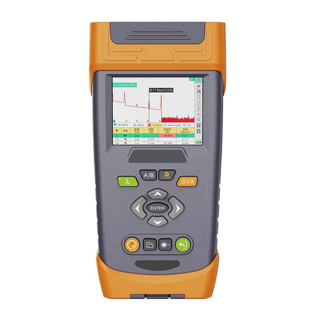 Komshine QX55 OTDR Multifunctional Mini OTDR QX55 1310/1550/1625nm Mini OTDR With VFL Power Meter Light Source Fiber Tester