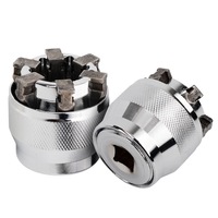 Clé à douille adaptative VETOOL 10-19 mm, clé à douille universelle réglable, adaptateur de prise universelle réglable, douille hexagonale universelle