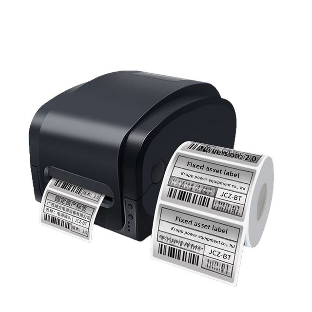 Clothing Wash Care Label Thermal Transfer Printer /USB Connectivity 300dpi Hang Tag Certificate Washable Ribbon