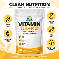 Fabricant de compléments alimentaires en marque blanche OEM, capsule de vitamine D3 K2 en gélule molle pour hommes - Améliore la densité osseuse, femmes enceintes
