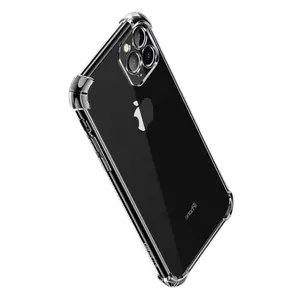 Slim רך עמיד הלם קריסטל ברור שקוף טלפון כיסוי עבור iPhone Case