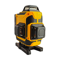 Niveau laser rotatif certifié CE, auto-nivelant, 360°, nivellement automatique, 4D, 16 lignes, laser vert, batterie au lithium, qualité professionnelle