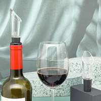 Verseurs de vin, aérateur de vin intelligent, Mini carafe à whisky en plastique acrylique Vintage de luxe Unique pour cadeaux