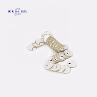 PZT5 Disc Piezo Ceramic Diameter 5mm Ketebalan 0.5mm Sensor Getaran Piezoelektrik Pzt-51 Ukuran Dapat Disesuaikan Medis YUHAI