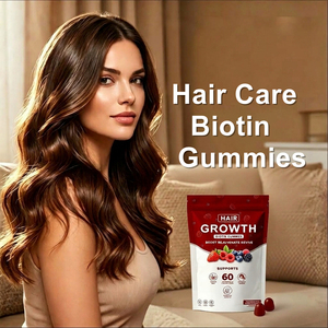 New Arrival 10000 Mcg Healthy Candy Hair Growth Care Skin Nails Growth Wellness Gummy <strong>Lemonade</strong> Mixed Berry <strong>Flavor</strong> Biotin Gummies - Product Image 3