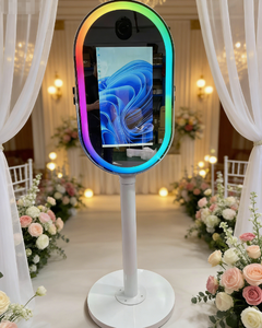 Prix Usine – Cabine Photo Miroir Magique Tactile 21,5 Pouces avec Appareil Photo et <span class=keywords><strong>Imprimante</strong></span> Optionnelles – Miroir Selfie pour Mariages et Événements - Product Image 3