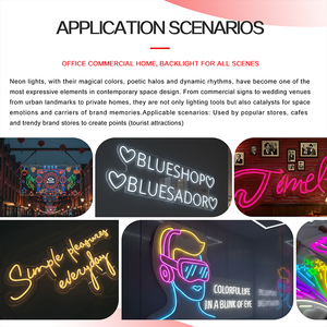 Letrero LED Personalizado, Letrero de Neón Flexible RGB, Tira de Acrílico con Logotipo para Pared, Luz LED de Neón para Bodas - Product Image 6