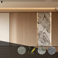Ventes d'usine - Panneaux muraux en PVC UV haute brillance à motif marbré, imperméables et résistants à l'usure, pour la décoration intérieure des salons et des villas