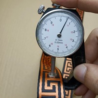 Tissé W Forme 38mm Orange Mix Noir Nylon Polyester Sangle