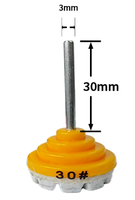 Disque abrasif mini TGS 1 pouce haute dureté, épais, personnalisable OEM, outil de lissage des bords pour pierre, marbre, meuleuse d'angle