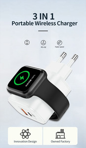 <span class=keywords><strong>2</strong></span> en 1 GAN Pd 20W Cargador Tipo C Carga rápida <span class=keywords><strong>2</strong></span> en 1 Cargador inalámbrico magnético para reloj Teléfono móvil - Product Image 6