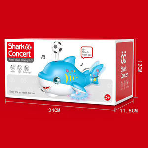 Jouet Requin Électrique à Évitement d'Obstacles Automatique, Mouvement Omnidirectionnel, Souffleur de Boules, Jouets Requin Lévitant avec Lumières et Musique pour Enfants - Product Image 3