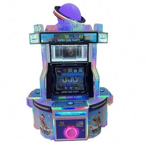เครื่องเล่นเกมอาร์เคดแบบ LED สำหรับเด็ก 4 คน ใช้เหรียญหยอด พร้อมของเล่นแคปซูลบอลในสวนสนุก และระบบแลกตั๋ว - Product Image 5