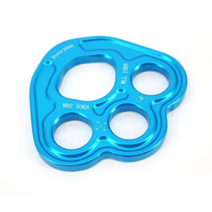 Anclaje de placa de distribución de fuerza de cuatro orificios para exteriores de 50KN para escalada de montaña, expansión de cuerda de aventura, Camping, senderismo - Product Image 5