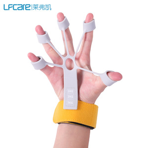 Entrenador de dedos Lfcare, fortalecedor de agarre de mano con resistencia ajustable para 5 dedos, para rehabilitación y fitness - Product Image 1