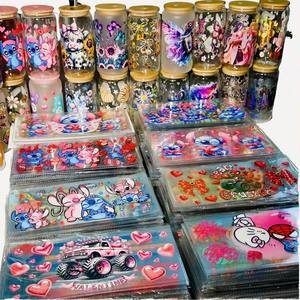 Vinilos UV para Vasos, Adhesivos Personalizados de Transferencia, Diseño de 16 oz, Resistentes a los Arañazos, Acabado Brillante, Serigrafía, Venta al por Mayor - Product Image 6