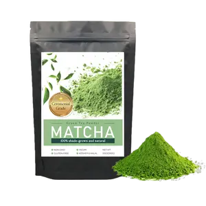 100g Bag packed OEM Ceremonial Organic Matcha Green Tea Powder Highest Quality Japanese Style Matcha