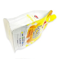 Sachet thermoscellable gaufré personnalisé avec buse d'aspiration pour l'emballage vertical de yaourts, jus et boissons