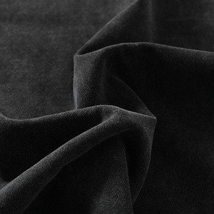 Dos homens Retro 300G Casual T-Shirt 100% Algodão Manga Curta Tingido Lavado Afligido Gota Ombro Modelado Impressão Direta - Product Image 4