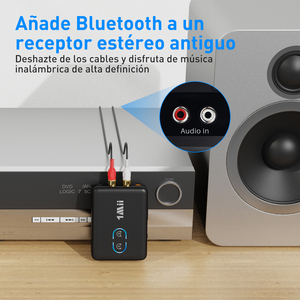 Trasmettitore e Ricevitore <span class=keywords><strong>Bluetooth</strong></span> 5.0 1Mii Mini, Adattatore Audio Wireless da <span class=keywords><strong>RCA</strong></span> a 3.5mm per Altoparlanti, Plug and Play, Ricetrasmettitore a Doppia Connessione - Product Image 4