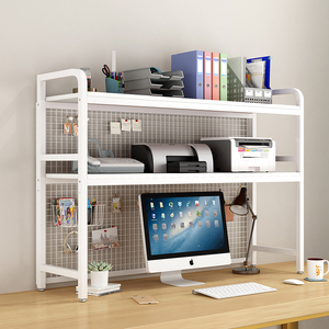 أسعار المصنع المخصصة منخفضة متعددة الطوابق تصميم أبيض رف كتب مكتبي معدني - Product Image 6