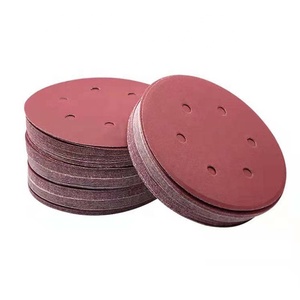 Disco de areia de 125mm 5 polegadas, 8 furos, ferramentas abrasivas, gancho-loop, preço de fábrica, papel de areia - Product Image 4