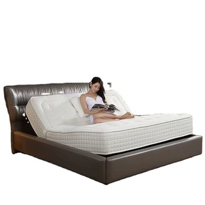 Smart Air latex Massage Mattress High-tech Luxury Queen King Latex Spring Memory Foam Mattress with Box