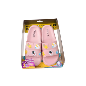 Ciabatte da donna Ereslin con cartoni animati, rosa, in EVA, antiscivolo, estive, da casa, con punta aperta, tomaia in PVC, taglia 38/39 - Product Image 1