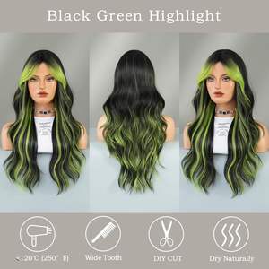 วิกผมยาวหยิกแบบมีหน้าม้าปัดข้าง รุ่น Dm562 32 ความยาว 70 ซม. น้ำหนัก 255 กรัม ทำจากเส้นใยคาเนคาลอน ทนความร้อน - Product Image 2