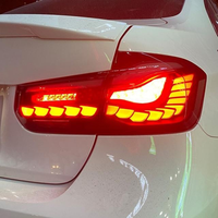Pour BMW F30 F35 Série 3 2013-2019, feux arrière LED de voiture modifiés style GTS, assemblage dynamique séquentiel OLED à effet écaille de dragon