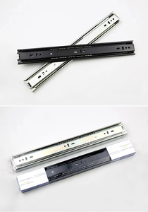 Modern 3-Fold Ball Bearing Aluminum Alloy Drawer Slide Rail 45mm Telescopic Undermount <b>Extension</b> Dining <b>Outdoor</b> Hotel Bedroom - Product Image 3