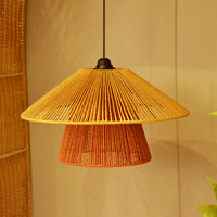 Nouveau Lustre Chinois Personnalisable en Papier PP HN pour Salon de Thé, Bar, Salle de Thé Zen, Restaurant d'Asie du Sud-Est, Hébergement Local