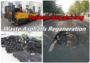 Hiệu quả cao nhựa đường Pit sửa chữa xe cưỡi nhựa đường nóng tái chế thiết bị đa chức năng vá thiết bị - Product Image 3